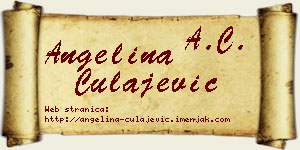 Angelina Čulajević vizit kartica